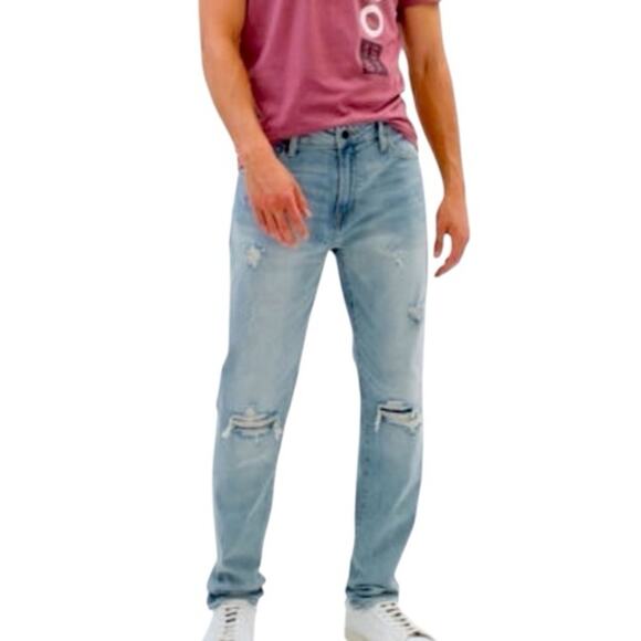 Aeropostale Athletic Skinny Jean Distressed NWOT Size 29x32 - Picture 1 of 11